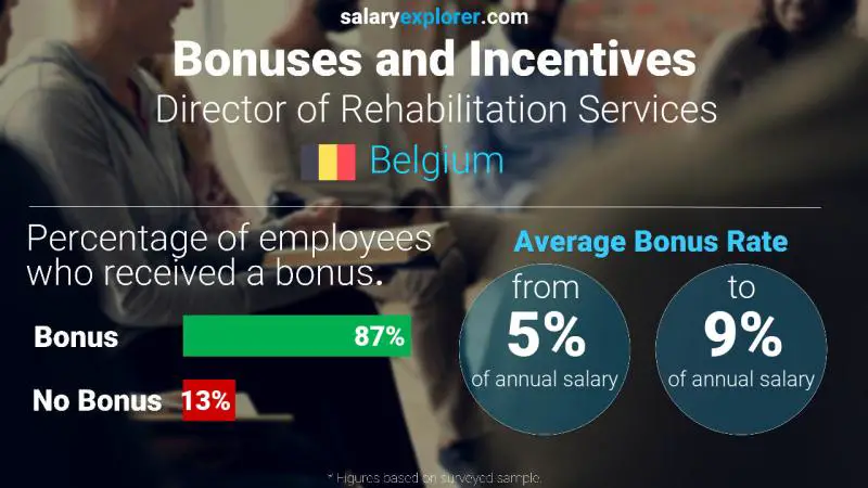 Annual Salary Bonus Rate Belgium Director of Rehabilitation Services