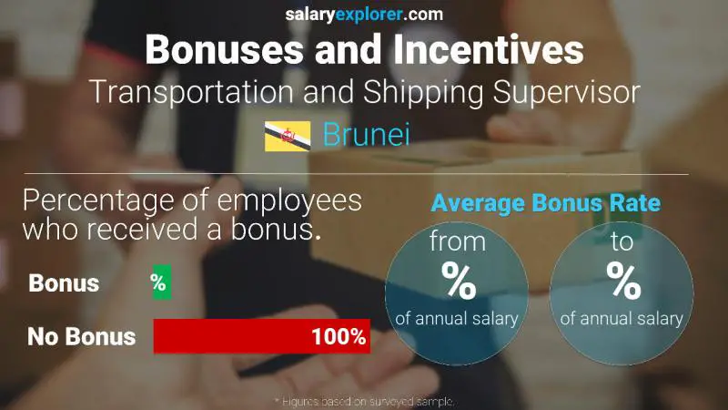 Annual Salary Bonus Rate Brunei Transportation and Shipping Supervisor