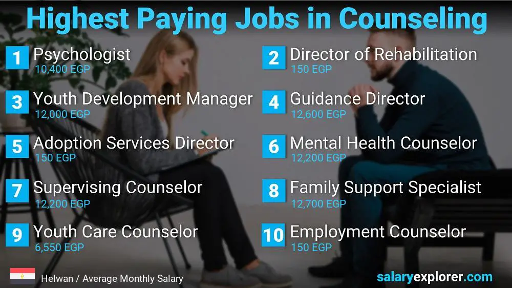 Highest Paid Professions in Counseling - Helwan