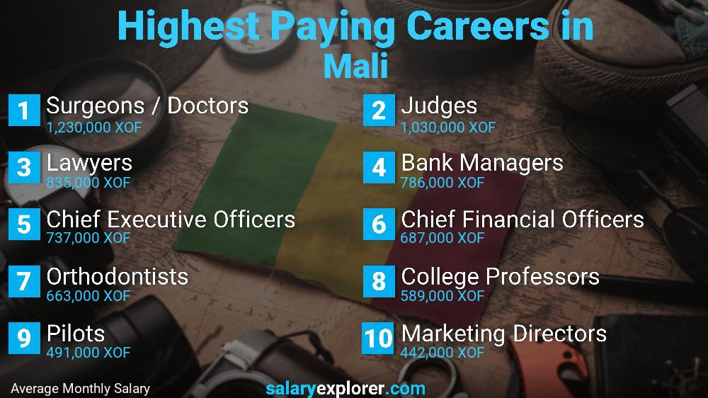 Highest Paying Jobs Mali