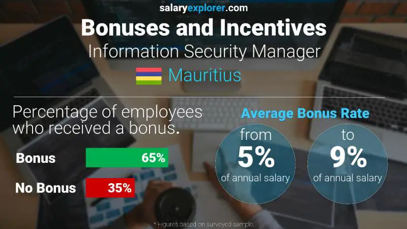 Annual Salary Bonus Rate Mauritius Information Security Manager