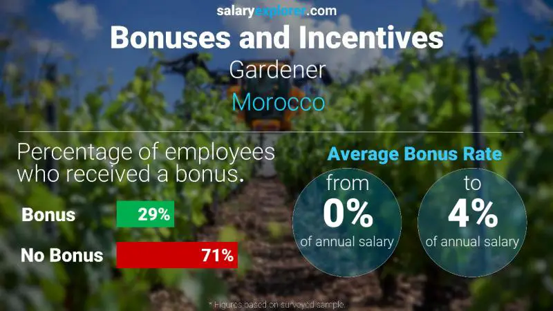 Annual Salary Bonus Rate Morocco Gardener