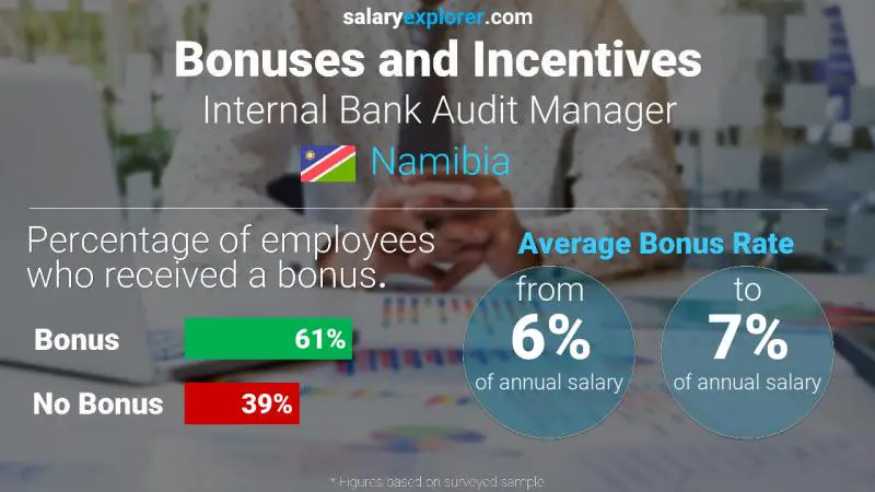 Annual Salary Bonus Rate Namibia Internal Bank Audit Manager