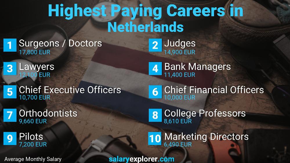 Highest Paying Jobs Netherlands