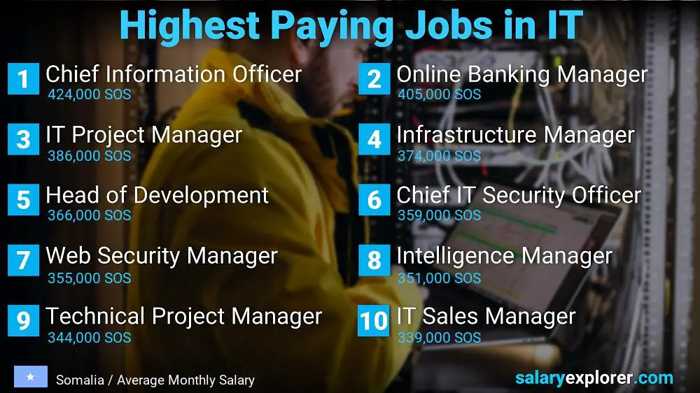 Highest Paying Jobs in Information Technology - Somalia