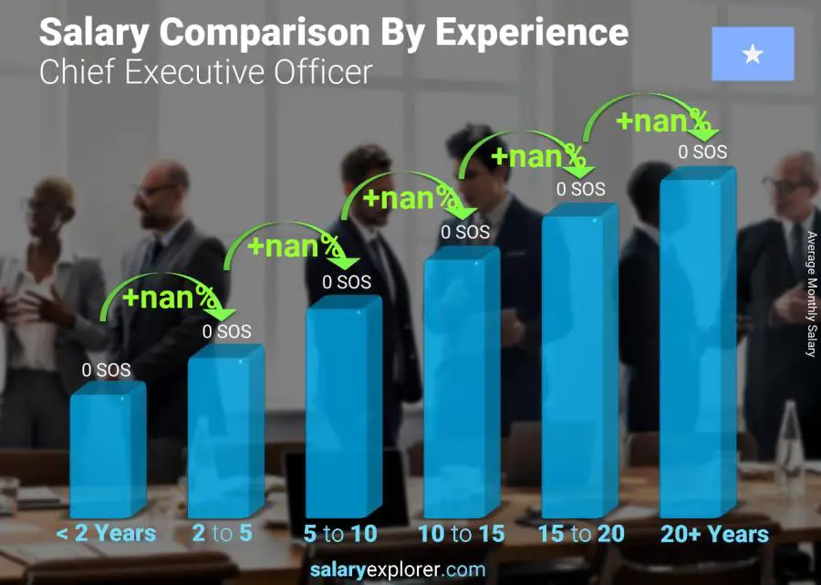 Salary comparison by years of experience monthly Somalia Chief Executive Officer