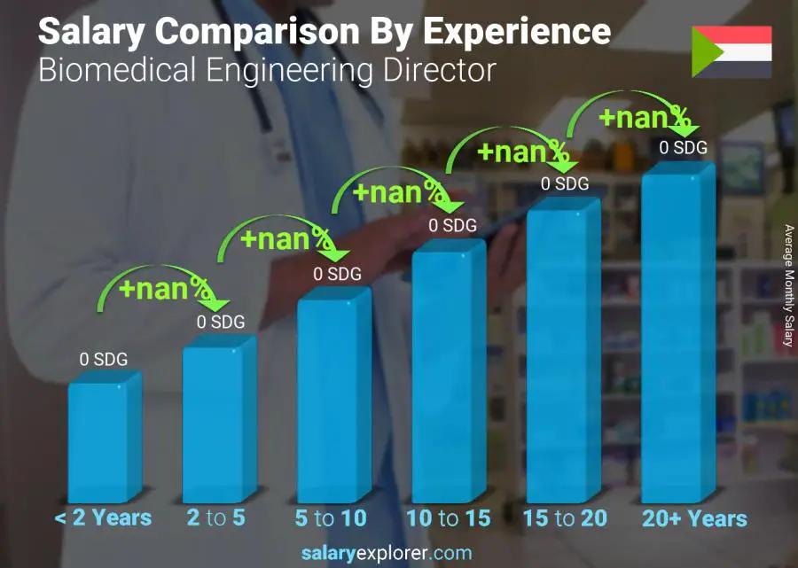 Salary comparison by years of experience monthly Sudan Biomedical Engineering Director