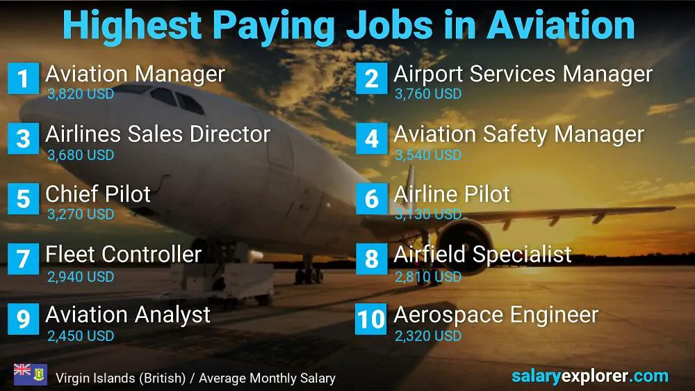 High Paying Jobs in Aviation - Virgin Islands (British)