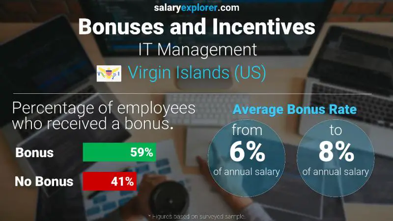 Annual Salary Bonus Rate Virgin Islands (US) IT Management