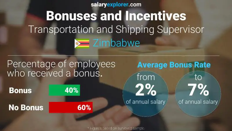 Annual Salary Bonus Rate Zimbabwe Transportation and Shipping Supervisor