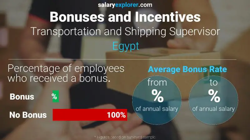 الحوافز و العلاوات مصر Transportation and Shipping Supervisor
