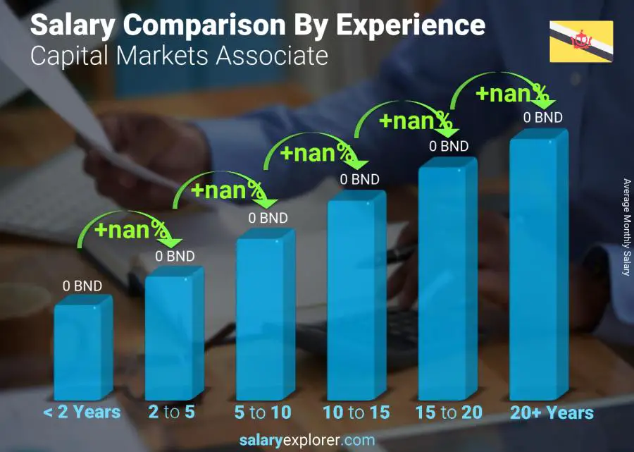 Salary comparison by years of experience monthly Brunei Capital Markets Associate