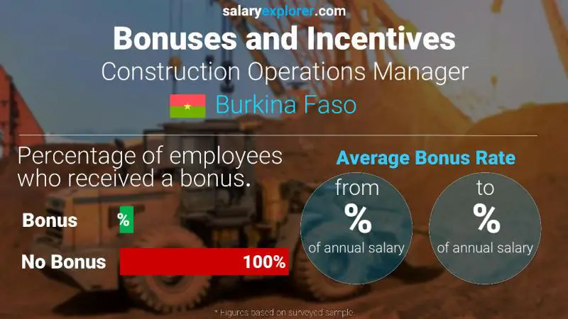Annual Salary Bonus Rate Burkina Faso Construction Operations Manager