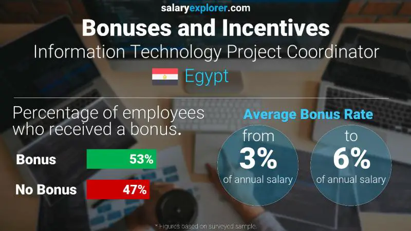 Annual Salary Bonus Rate Egypt Information Technology Project Coordinator