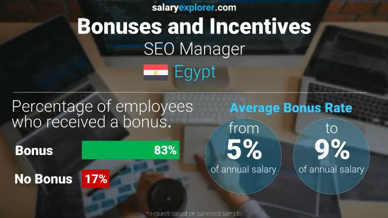 Annual Salary Bonus Rate Egypt SEO Manager