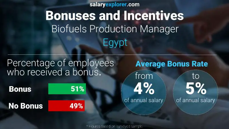 Annual Salary Bonus Rate Egypt Biofuels Production Manager