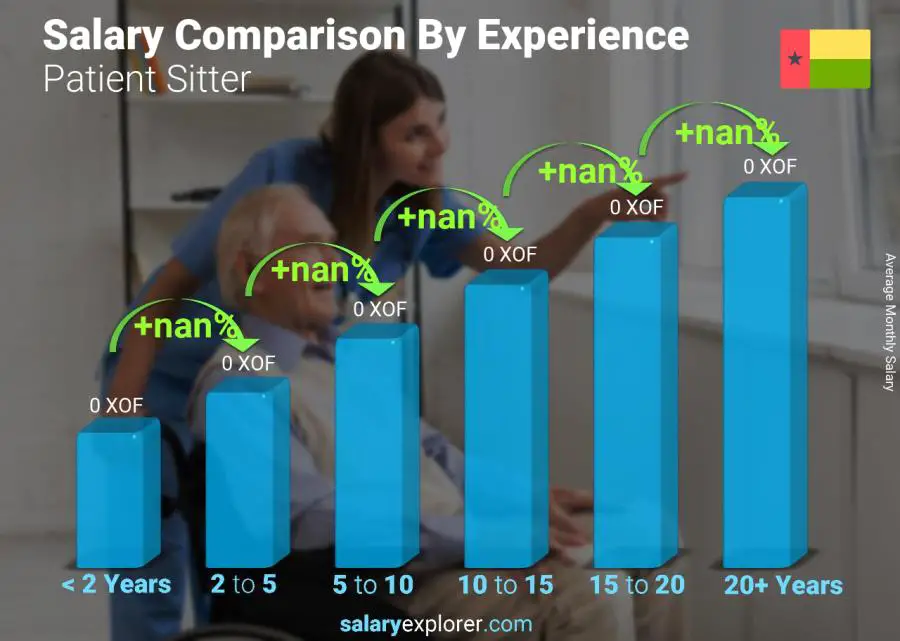 Salary comparison by years of experience monthly Guinea-Bissau Patient Sitter