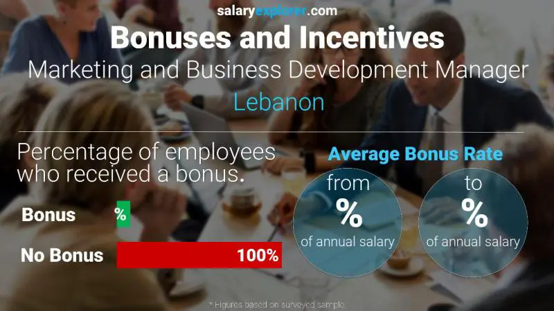 Annual Salary Bonus Rate Lebanon Marketing and Business Development Manager