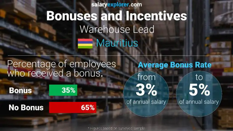 Annual Salary Bonus Rate Mauritius Warehouse Lead