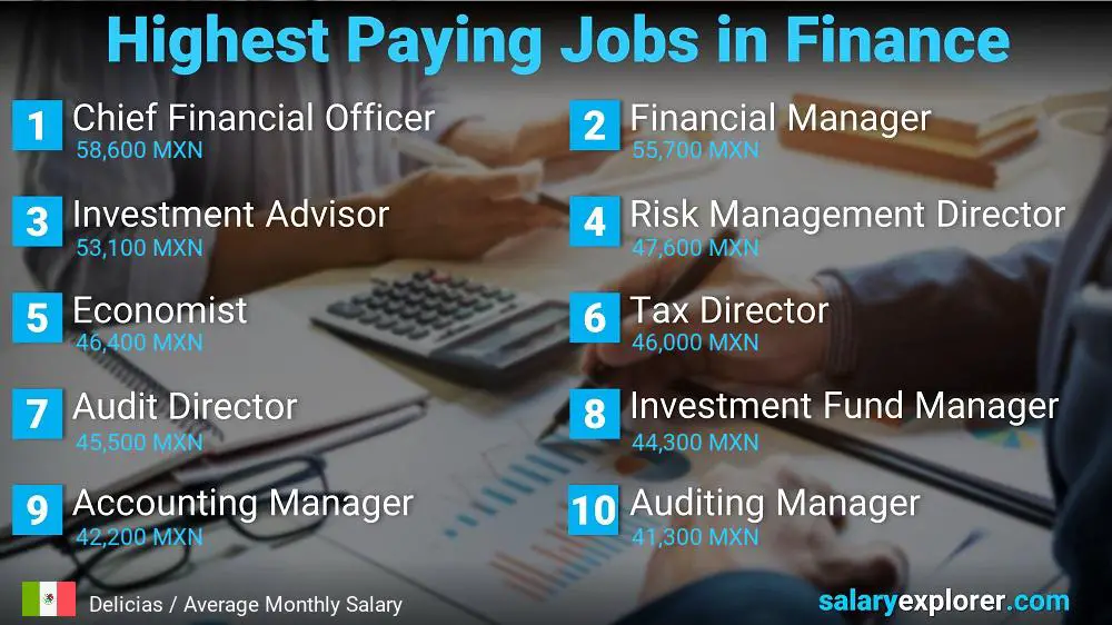 Highest Paying Jobs in Finance and Accounting - Delicias