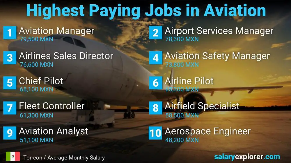 High Paying Jobs in Aviation - Torreon