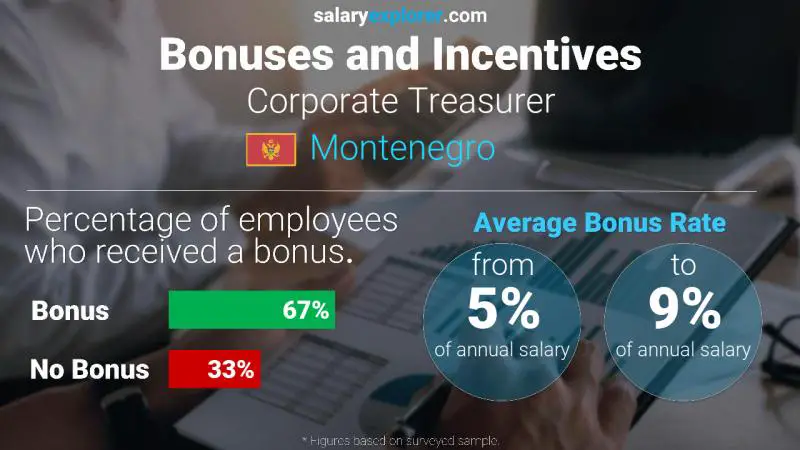 Annual Salary Bonus Rate Montenegro Corporate Treasurer