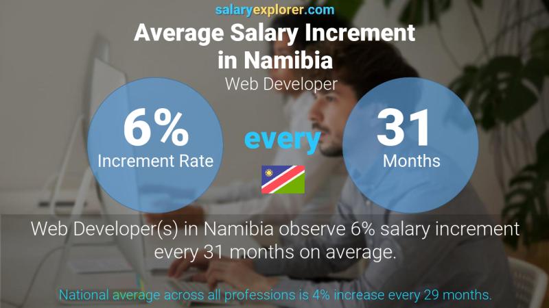 Annual Salary Increment Rate Namibia Web Developer