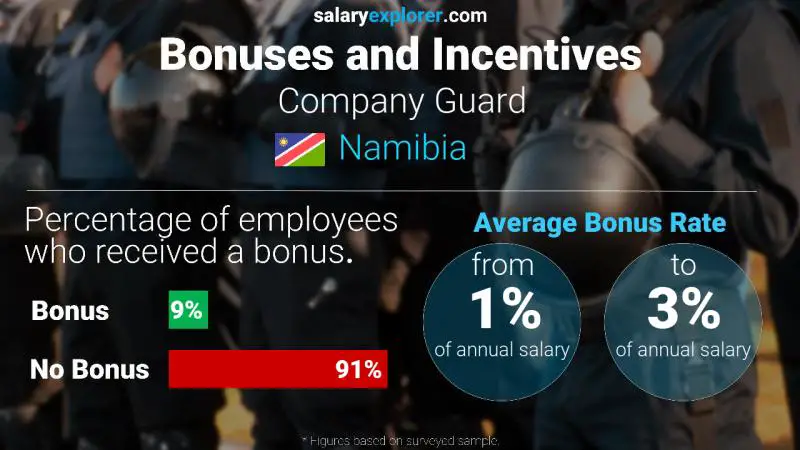 Annual Salary Bonus Rate Namibia Company Guard