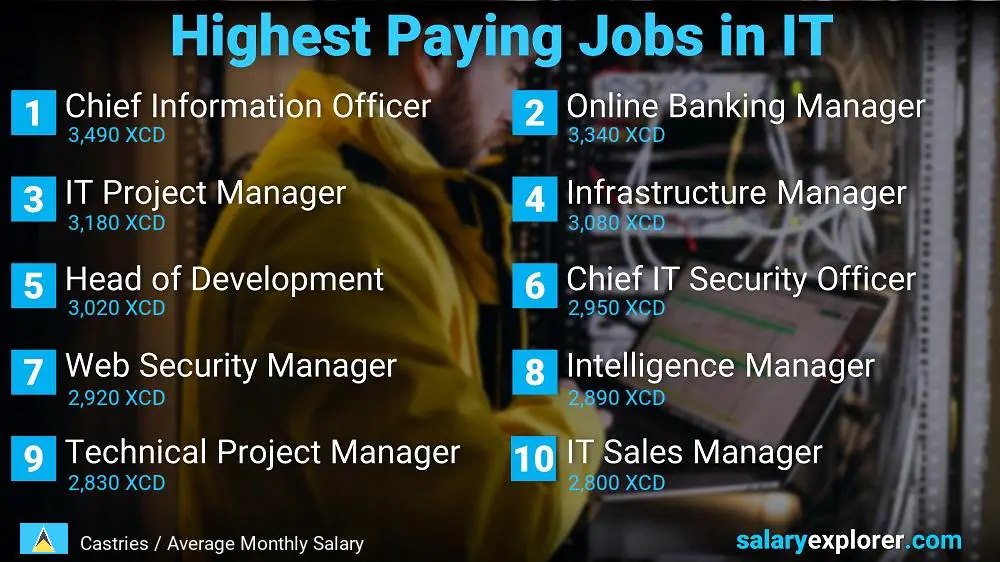 Highest Paying Jobs in Information Technology - Castries
