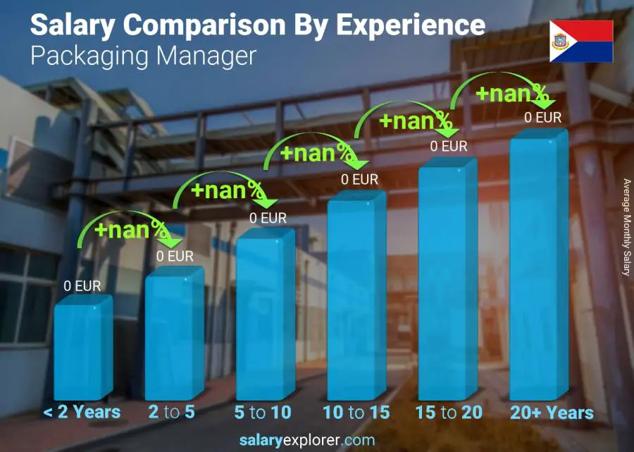 Salary comparison by years of experience monthly Saint Martin Packaging Manager