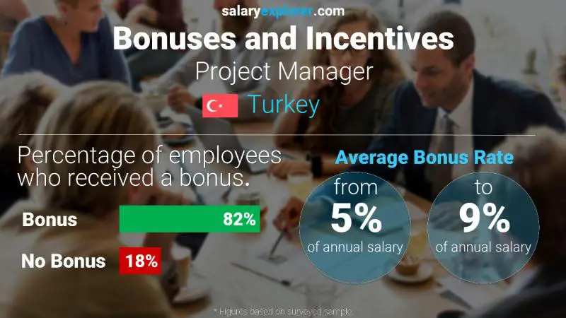 Annual Salary Bonus Rate Turkey Project Manager