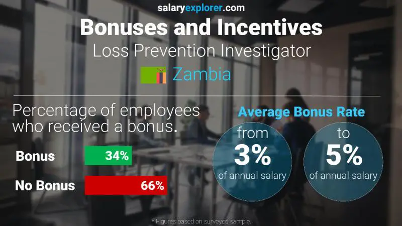Annual Salary Bonus Rate Zambia Loss Prevention Investigator