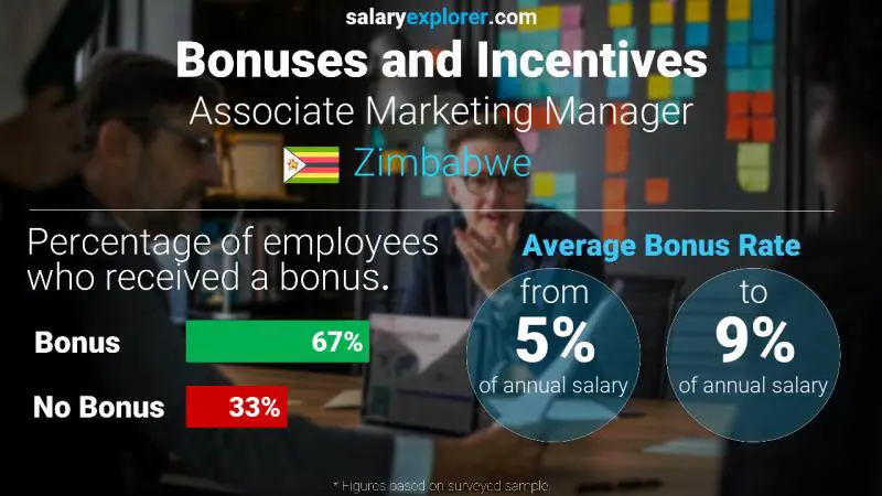 Annual Salary Bonus Rate Zimbabwe Associate Marketing Manager